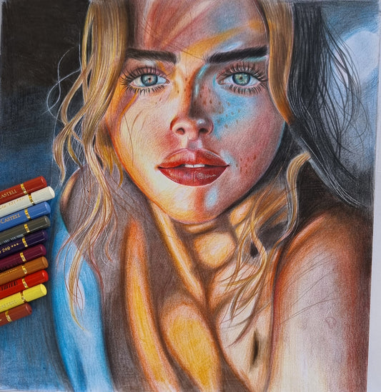 Original painting by wood colors